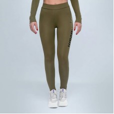 Легінси жіночі GymBeam Clothing Advanced Olive L, оливковий, код: 218534-GB