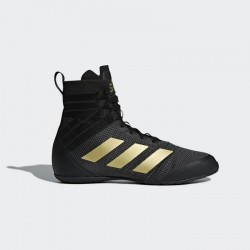 Взуття для боксу (боксерки) Adidas Speedex 18, розмір 37 UK 5,5 (24 см), чорний, код: 15550-483
