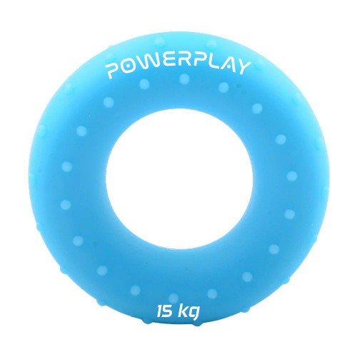 Еспандер кистьовий силіконовий PowerPlay Hand Grip Light 15 кг, блакитний, код: PP_4338_Blue_15kg