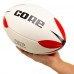 М"яч для регбі Core №5, білий-червоний, код: R-5379-5