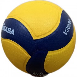 М"яч волейбольний Mikasa №5, жовтий-синій, код: V300W-WS