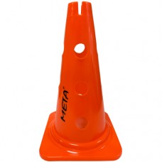 Конус для жердин та кілець Meta Training Cone with Holes & Slit 38 см, помаранчевий, код: 080101515146 Конус для жердин та кілець Meta Training Cone with Holes & Slit 38 см, помаранчевий, код: 080101515146