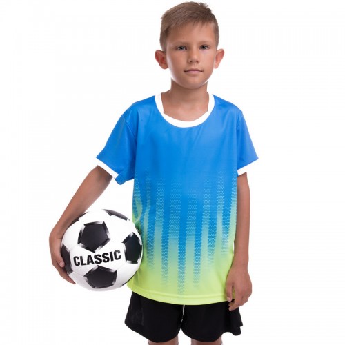 Форма футбольна дитяча PlayGame Lingo 3XS, рост 125-135, синій-чорний, код: LD-M3202B_3XSBLBK