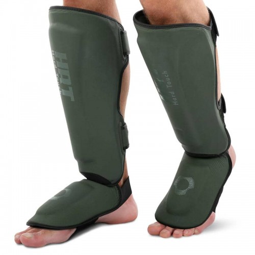 Захист гомілки та стопи для єдиноборств Hard Touch, розмір L, оливковий, код: BO-4229_LOL