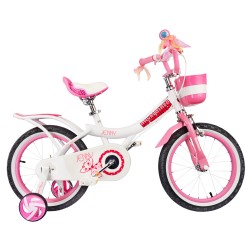 Велосипед RoyalBaby Jenny Girls 14", Official UA, білий, код: RB14G-4-WHT-ST