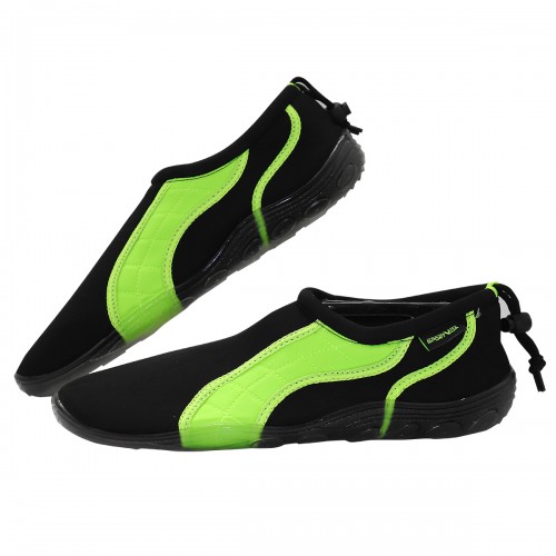 Взуття для пляжу і коралів (аквашузи) SportVida Black/Green Size 43, код: SV-GY0004-R43