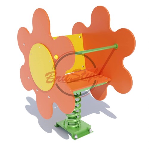 Качалка на пружині Miros "Квіточка", код: DIO160