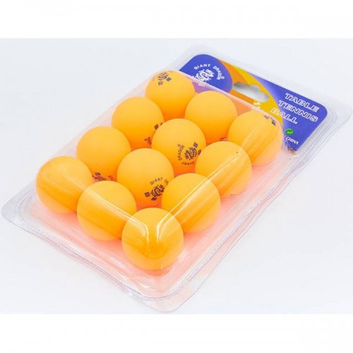 М"ячі для настільного тенісу Giant Dragon 12 шт, код: MT-6558-OR М"ячі для настільного тенісу Giant Dragon 12 шт, код: MT-6558-OR