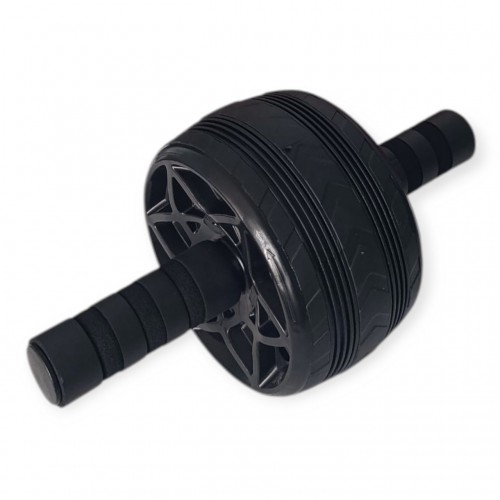 Ролик для преса одноколесний з килимком SNS PO-1613 чорний, код: 18273-SNS