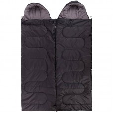 Спальний мішок Camping із капюшоном (двомісний) 1 шт, чорний, код: SY-4733_BK Спальний мішок Camping із капюшоном (двомісний) 1 шт, чорний, код: SY-4733_BK