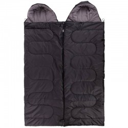 Спальний мішок Camping із капюшоном (двомісний) 1 шт, чорний, код: SY-4733_BK Спальний мішок Camping із капюшоном (двомісний) 1 шт, чорний, код: SY-4733_BK