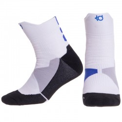 Шкарпетки спортивні для баскетболу PlayGame, розмір 40-45, білий-чорний-синій, код: DML7501_WBKBL