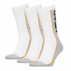Шкарпетки Head Performance Short Crew 3 пари, розмір 43-46, білий-сірий, код: 8718824546728