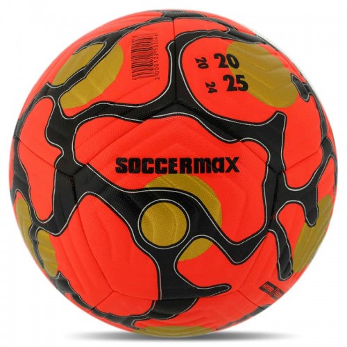 М"яч футбольний Soccermax Hybrid №5, помаранчевий, код: FB-4364_OR