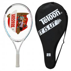 Ракетка для великого тенісу Teloon білий-рожевий, код: 3502-23