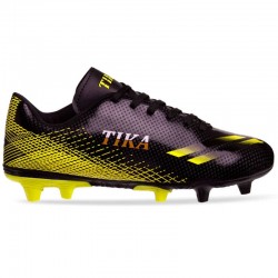 Бутси футбольні Tika розмір 45 (28,8см), чорний-золотий, код: 2001-40-45_45BKY