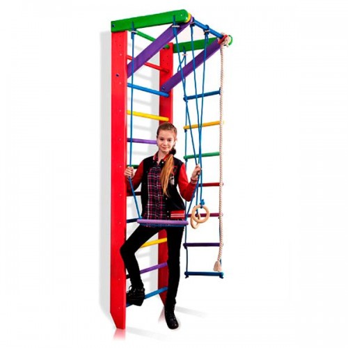Шведська стінка PLAYBABY (Barby), код: SB-BR2-240 Шведська стінка PLAYBABY (Barby), код: SB-BR2-240