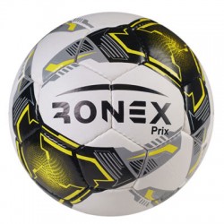 М"яч футбольний Ronex Grippy Prix №5, білий-чорний, код: RX-3G4-WS