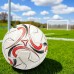 М"яч футбольний SportVida №5, білий-червоний, код: SV-SE0102