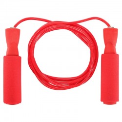 Скакалка швидкісна з підшипниками FitGo 2800 мм, червоний, код: FI-0783_R