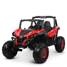 Дитячий електромобіль Джип Баггі Bambi Racer, чорно-червоний, код: M 3602EBLR-3-MP