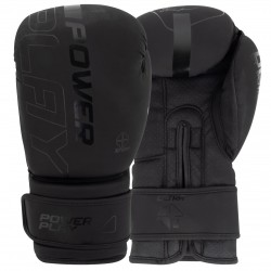 Боксерські рукавиці PowerPlay Ultra Mat 16 унцій, чорний, код: PP_3024_16oz_Black