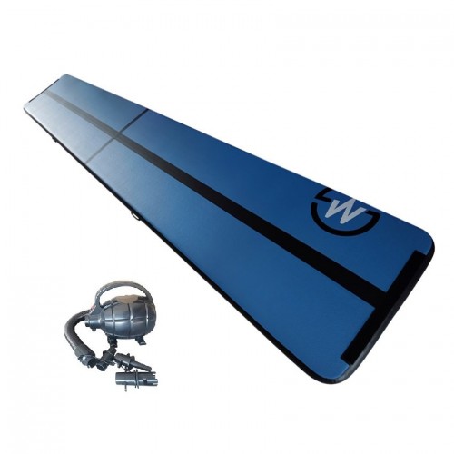 Надувний гімнастичний мат Master 6000x1000x100 мм, синій-чорний, код: 8592833010780-IN Надувний гімнастичний мат Master 6000x1000x100 мм, синій-чорний, код: 8592833010780-IN