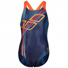 Купальник для дівчат Arena Swimsuit Swim Pro Back, 9-10 років, зріст 140 см, синій-мультіколор, код: 3468336721759