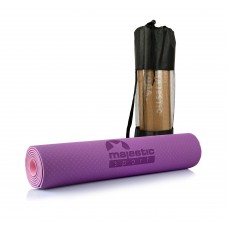 Килимок для йоги та фітнесу Majestic Sport TPE 6 мм Purple/Pink, код: GVT5010/P