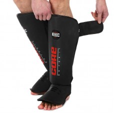 Захист гомілки та стопи для єдиноборств Core S, чорний, код: BO-8537_S Захист гомілки та стопи для єдиноборств Core S, чорний, код: BO-8537_S