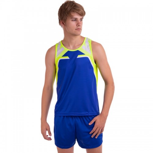 Форма для легкої атлетики чоловіча Lingo 4XL, зріст 185-190, синій, код: LD-T909_4XLBL