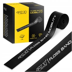 Стрічка компресійна для флосингу 4Fizjo Floss Band 2070x50x1 мм, чорний, код: P-5905973405256