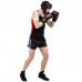 Замшеві боксерки Fistrage розмір 42 (27см), чорний-помаранчевий, код: VL-8483_42BKOR