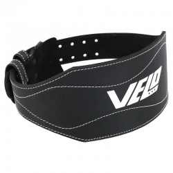 Пояс атлетичний шкіряний Velo L ширина-15см, чорний-білий, код: VL-9741_L Пояс атлетичний шкіряний Velo L ширина-15см, чорний-білий, код: VL-9741_L