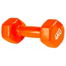 Гантель PowerPlay вінілова 1х3 кг помаранчева, код: PP_4125_4kg Гантель PowerPlay вінілова 1х3 кг помаранчева, код: PP_4125_4kg