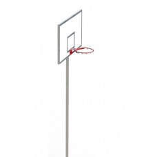 Стійка баскетбольна шкільна одинарна Brustyle 1800х760х3920 мм, код: SG412.1 Стійка баскетбольна шкільна одинарна Brustyle 1800х760х3920 мм, код: SG412.1