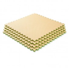 Мат-татамі (ластівчин хвіст) WCG 1000х1000х20мм, бежево-зелений, код: W-100х2G/B-IF Мат-татамі (ластівчин хвіст) WCG 1000х1000х20мм, бежево-зелений, код: W-100х2G/B-IF