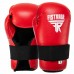 Рукавички тренувальні закритого типу для тхеквондо карате Fistrage розмір L, червоний, код: VL-5823_LR