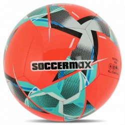М"яч футбольний Soccermax №5 PU, червоний, код: FB-4137_R