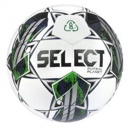 Футзальний м"яч Select Futsal Planet v22 №4, біло-зелений, код: 5703543298327 Футзальний м"яч Select Futsal Planet v22 №4, біло-зелений, код: 5703543298327