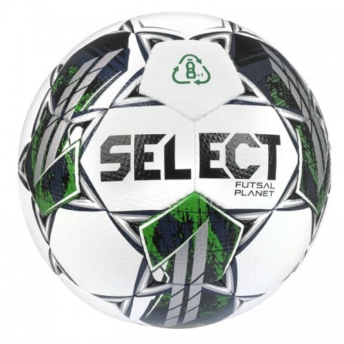 Футзальний м"яч Select Futsal Planet v22 №4, біло-зелений, код: 5703543298327 Футзальний м"яч Select Futsal Planet v22 №4, біло-зелений, код: 5703543298327