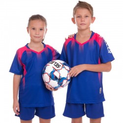 Форма футбольна дитяча PlayGame розмір S, ріст 155, синій-червоний, код: D8831B_SBLR-S52