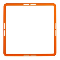 Тренувальна наземна сітка PlayGame Hexagon Agility Grid квадратна 425х425 мм, помаранчевий, код: C-1411_OR