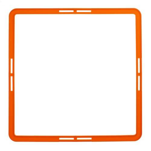 Тренувальна наземна сітка PlayGame Hexagon Agility Grid квадратна 425х425 мм, помаранчевий, код: C-1411_OR