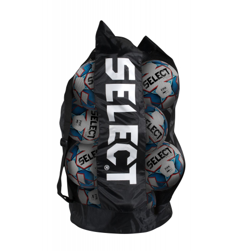 Сумка для футбольних м"ячів Select Football Bag 10-12 Balls, чорний, код: 5703543730056