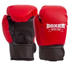 Рукавички боксерські Boxer червоний, код: 2026_4R