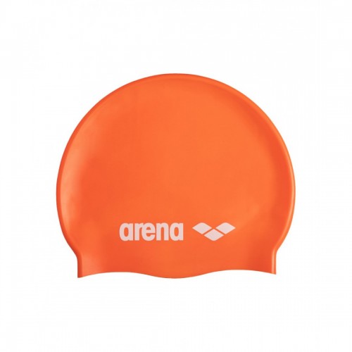 Шапка для плавання Arena Classic Silicone помаранчевий, код: 3468336977651