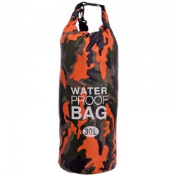 Водонепроникний гермомішок SP-Sport Waterproof Bag 30л камуфляж помаранчевий, код: TY-6878-30_KOR-S52