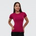 Футболка жіноча спортивна GymBeam Clothing FIT Magenta S, пурпурний, код: 219442-GB