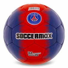 М"яч футбольний Soccermax Paris Saint-Germain №5 PU, темно-синій-червоний, код: FB-0047-823-S52